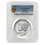 2020-W 1 oz Burnished Palladium American Eagle PCGS SP 70 FS (Shield Label)
