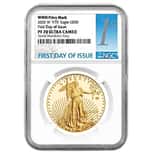 2020-W V75 Privy 1 oz Proof Gold American Eagle End of WWII 75th Anniv NGC PF 70 FDOI