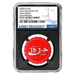 2020 6 gram Fiji Coca-Cola Japan Bottle Cap $1 Proof Silver Coin NGC PF 69 Early Releases (Retro)