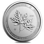 2020 10 oz Canadian Magnificent Silver Maple Leaf .9999 Fine $50 Coin BU (In Cap)