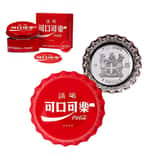2020 6 gram Fiji Coca-Cola Taiwan Bottle Cap $1 Proof Silver Coin .999 Fine (w/Box & COA)