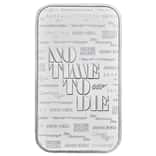 2020 Great Britain 1 oz James Bond 007 Silver Bar .9999 Fine