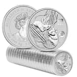 Roll of 20 - 2020 1 oz Silver Lunar Year of The Mouse / Rat Dragon Privy BU Australian Perth Mint In Cap (Tube, Lot of 20)