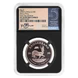 2020 South Africa 1 oz Proof Gold Krugerrand Big 5 Rhino Privy NGC PF 70 FD Tumi Tsehlo