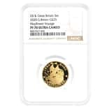 2020 Great Britain 1/4 oz Proof Mayflower Voyage Gold Coin NGC PF 70 UCAM