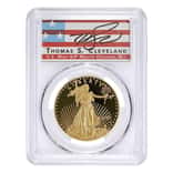 2021-W 1 oz $50 Proof Gold American Eagle Type 2 PCGS PF 70 DCAM FDOI (Thomas S. Cleveland)