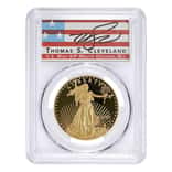 2021-W 1 oz $50 Proof Gold American Eagle Type 1 PCGS PF 70 DCAM FDOI (Thomas S. Cleveland)