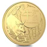 2021 1/4 oz Gold Lunar Year of the Ox Coin .9999 Fine BU - Royal Australian Mint