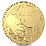 2021 1/2 oz Gold Lunar Year of the Ox Coin .9999 Fine BU - Royal Australian Mint