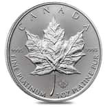 2021 1 oz Platinum Canadian Maple Leaf $50 Coin .9995 Fine BU