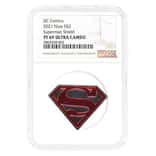 2021 Niue 1 oz DC Comics Superman Shield Proof Silver Coin NGC PF 69 UCAM