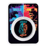 2021 Niue 1 oz Godzilla vs Kong Face-off Colorized Silver Coin (in TEP)
