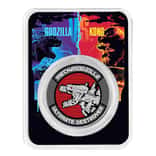 2021 Niue 1 oz Mechagodzilla Godzilla vs Kong Colorized Silver Coin (in TEP)