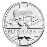 2021 Great Britain 1 oz Silver Music Legends Elton John Coin .999 Fine BU