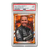 2021 Topps Chrome F1 Lewis Hamilton #50 Sapphire Edition-Orange Card PSA 9 MT