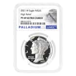 2021-W 1 oz Palladium American Eagle $25 Coin NGC PF 69 UCAM