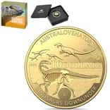 2022 1/10 oz Dinosaurs Down Under Australovenator Proof Gold Coin Royal Australian Mint