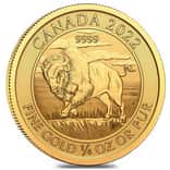 2022 1/4 oz Canadian Buffalo Gold Coin .9999 Fine BU