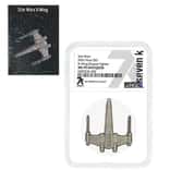 2022 Niue 1 oz Star Wars X-Wing Fighter Antiqued Silver Coin NGC MS 70