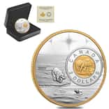 2022 Canada 5 oz Proof Silver The Bigger Picture - The Polar Bear $2 Coin .9999 Fine (w/Box & COA)