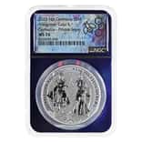 2023 1 oz Silver Galia & Germania The Allegories NGC MS 70