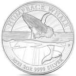 2023 2 oz Australian Humpback Whale Silver Coin .9999 Fine BU