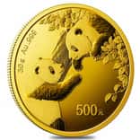 2023 30 gram Chinese Gold Panda 500 Yuan .999 Fine BU (Sealed)