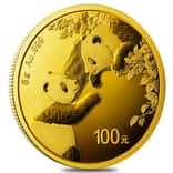 2023 8 gram Chinese Gold Panda 100 Yuan .999 Fine BU (Sealed)