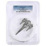 2023 Niue 3 oz Star Wars The Mandalorian's N-1 Starfighter Silver Coin PCGS SP 70