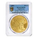 2023 South Korea 1 oz Phoenix Gold Medal PCGS MS 70