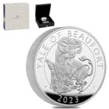 2023 Great Britain 10 oz Proof Silver The Tudor Beasts Yale of Beaufort Coin .999 Fine (w/Box & COA)