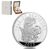 2023 Great Britain 1 Kilo Proof Silver The Tudor Beasts Yale of Beaufort Coin .999 Fine (w/Box & COA)