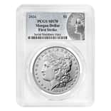 2024 Morgan Silver Dollar PCGS MS 70 FS (Morgan Label)