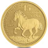 2024 1/10 oz Spanish Stallion Doubloon Reverse Proof Gold Coin .9999 Fine