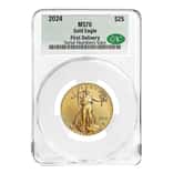 2024 1/2 oz Gold American Eagle CAC MS 70 First Delivery