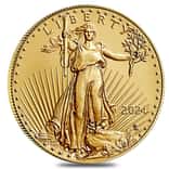 2024 1/4 oz Gold American Eagle $10 Coin BU