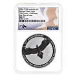 2024 1 oz Colorized Silver Australian Wedge-Tailed Eagle NGC MS 70 FDOI (Mercanti)