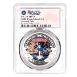 2024 Cook Islands 1 oz Beauty of the World Mitchell Falls Silver Coin PCGS MS 70