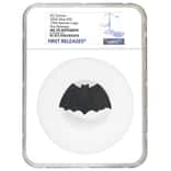 2024 Niue 1 oz DC Comics 1966 Batman Logo Antiqued Silver Coin NGC MS 70 FR