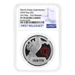 2024 Niue 1 oz Marvel Iron Man Classic Proof Silver Coin NGC PF 70 UCAM FR