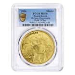 2024 South Korea 1 oz Chiwoo Cheonwang Gold Medal PCGS MS 70