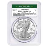 2025-P Marine Corps Privy 1 oz Proof Silver American Eagle PCGS PF 69 FS Philadelphia