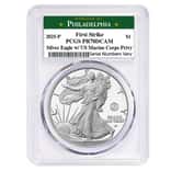 2025-P Marine Corps Privy 1 oz Proof Silver American Eagle PCGS PF 70 FS Philadelphia