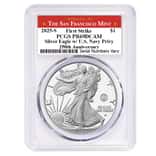 2025-S Navy Privy 1 oz Proof Silver American Eagle PCGS PF 69 FS SF Label
