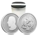Tube of 14 - 2025 Canada 2 oz Bull and Bear Silver Coin .9999 Fine BU