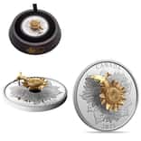 2025 Canada 5 oz The Goldfinch and The Bloom Silver Coin