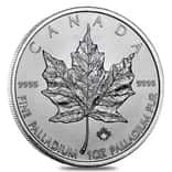 2025 1 oz Palladium Canadian Maple Leaf Coin $50 BU