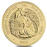 2025 Great Britain 1 oz Tudor Beasts Queen's Panther Gold Coin .9999 Fine BU