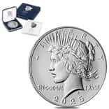 2025 Peace Silver Dollar .999 Fine (w/Box & COA)