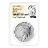 2025 Peace Silver Dollar NGC MS 70 ER (Peace Label)